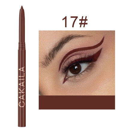 New Colored Eyeliner Set Waterproof Eyeliner Pencil Long Lasting Matte Eye Liner for Women Makeup Cosmetic Beauty Tool 12pcs/Box
