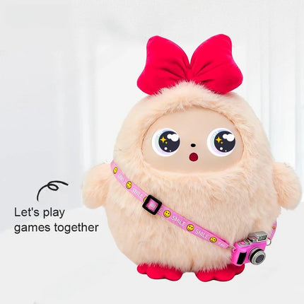 NEW HOT AI Plush Toy W/Smart Voice&LED Eyes,Interactive Companion for Kid/Adult‌Gift-ReadyRechargeable E-Pet open up fun life