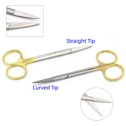1pc Stainless Steel Dental Surgical Scissors Straight and Curved Scissor Forceps Medical Tools Dentistry Surgical Instrument