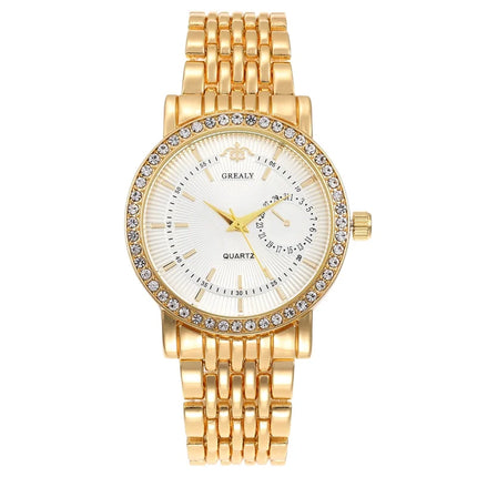 New Fashion Women Watches Stainless Steel Strip Quartz Watch Clock Fashion Casual Relogio Feminino Girl Student Women Wristwatch