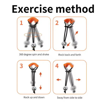 1Pcs Male Penis Ring Weight-Bearing Cock Ring with Steel Ball Heavy Stretcher Penile Training Exercise Device for Erection