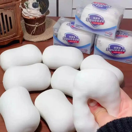 ASMR Crunchy Soap Ball Squishy Stress Ball Filled Soft Squeeze Fidget Toy Anti-Stress Anxiety Relief Hand Decompression Toy