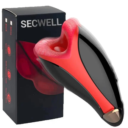 Automatic Male Masturbator for Men Licking Vibrators Penis Massager Vagina Adult Endurance Trainer Sex Toys for Men Adult