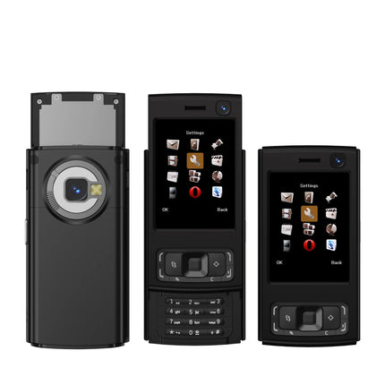 SERVO N95 PRO Slide Screen Mini Mobile Phone Speed Dial Call Recording Magic Voice Blacklist 2G Push Screen Torch Cellphone MP4