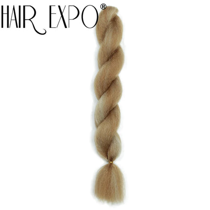26Inch Vixen Crochet Bulk Hair Synthetic Jumbo Braids Fluffy Yaki Straight Crochet Hair Afro Kinky Curly Braiding Hair Extension