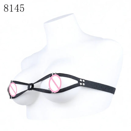 QKKQ Stainless Steel Chest Clamp Breast Bondage Nipples Pleasure Wearable Erotic Bra Nipple Stimulation For Women Sexy Tools