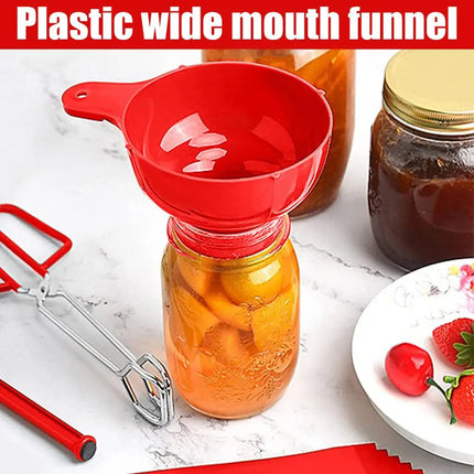 High-end Wide Mouth Funnel Plastic Popular Salad Dressing Liquid Wide Tools Gadgets Mouth Hopper Funnel Kitchen Canning Filter
