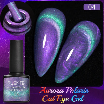 7.5ML Amber Moonlight Cat Magnetic Gel High Glossy Luxury Coffee Series Cat Eye Gel Soak Off UV Semi-Permanent Nail Art Varnish