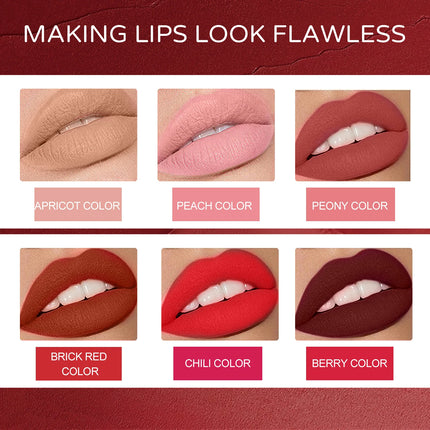 Waterproof Matte Lip Liner Contours Lips Long Lasting Weightless Precise Liner with Super Soft Blendable Texture Matte Soft