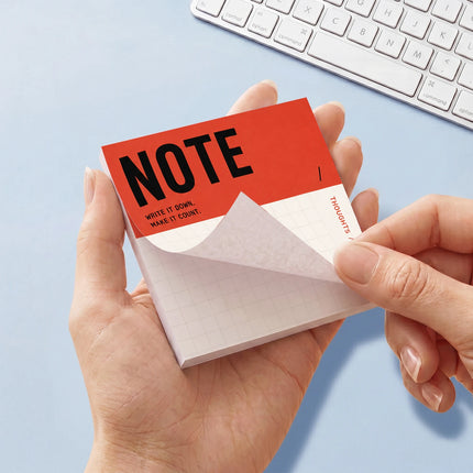 4 Pcs 200 Sheets Total Modern Planner Sticky Notes, 75x75mm 3x3 Inch, Keep Going Remember Note Memo Pads, Self-Adhesive