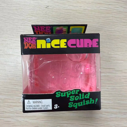 Schylling Needoh Nice Cube Sensory Nice-Sicle Stress Relief Squishy Cube Anti-Anxiety Squeeze Object For Focus ADHD Population**