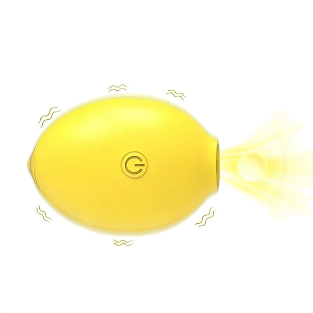 Hidden Female Lemon Masturbation Vibrator 10 Levels Strong Suction Nipple Clitoris Anal Stimulating Hidden Sex Toy for Women