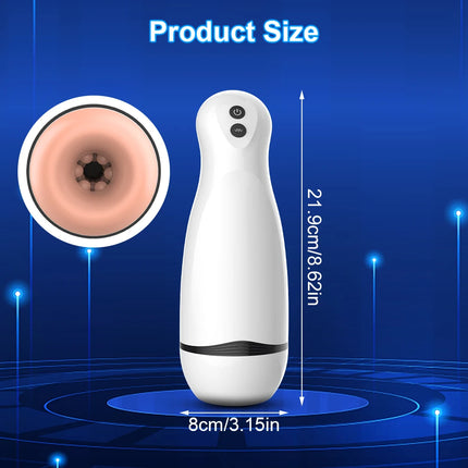 Automatic Male Mastubator Vibration Blowjob Machine for Men Masturbation Cup Sex Toys Adult Goods for Men Masturbate Supplies
