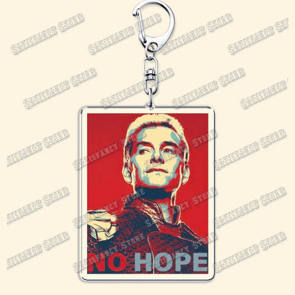 Popular TV Show Keychains Homelander Billy Butcher Starlight Vought Key Chain Ring for Bag Superhero Keyring Jewelry Fans Gifts