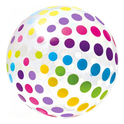 1pcs 15.35Inch/40CM Inflatable Beach Ball Colorful Striped Transparent Pool Toy for Water Play Summer Party Outdoor Beach Games