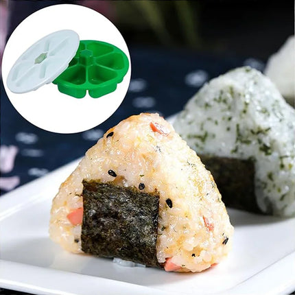 6 in 1 Sushi Maker Box Onigiri Mold Triangle Sushi Mold Rice Ball Mold Press Making Storing Sushi Lunch Bento
