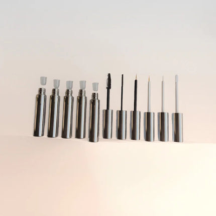 10/30/50/100pcs Empty 10ml Eyeliner Tube Silver Tube Mascara/Lipgloss / Eyelash Growth Liquid Tube Makeup Tool Wholesale