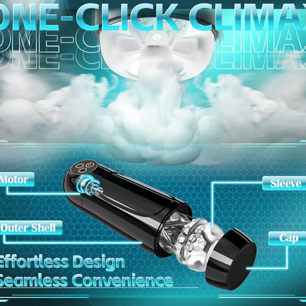 Automatic Male Sucking Masturbator Cup with TPE Channel Rubber Vagina Blowjob Textured Penis Pump Adult Sex Toys for Men 18