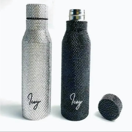 Wholesale Products Gifts Luxury Crystal Cup Double-wall Stainless Steel Vacuum Thermos Bottle, Sports Insulated Water Bottles