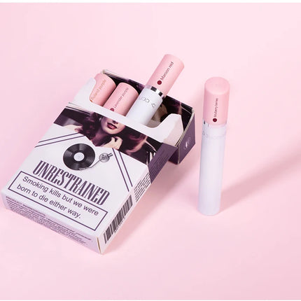 4 pcs/set Cigarette Lipstick Set Long Lasting Lip Glaze Matte Lip Gloss Waterproof Lip Stick Tube Nude Lip Tint Makeup Cosmetics