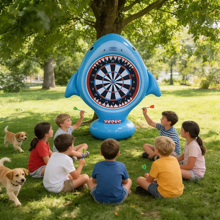Inflatable Dart Board Water Game, Swimming Pool Float, Beach Outdoor Activities, Cool Summer Party Gift for Boys and Girls Aged 6 7 8 9 10 12
