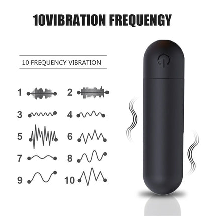Powerful 10Speeds Mini Bullet Vibrator Clitoris Stimulator G Spot Vagina Massage Adult Sex Toys for Women Gay Female Masturbator