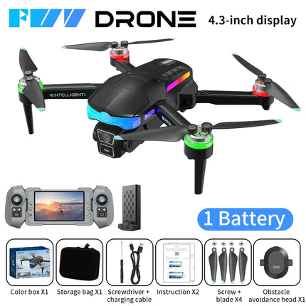 F177 Screen Control Drone 8K Professional Camera HD Aerial Photography Dual-Camera Omnidirectional Obstacle Avoidance Drone