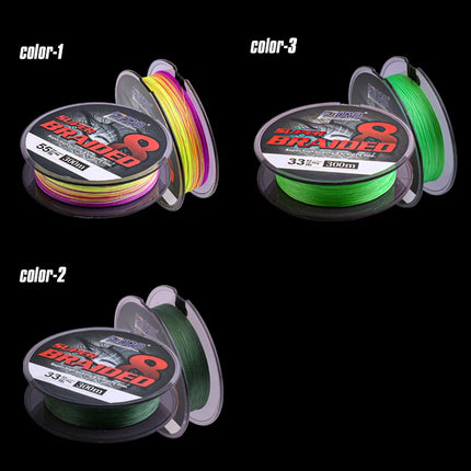 FJORD 8-strand Braided Fishing Line Multifilament Carp Line 300m 150m Fishing Wire Cord Item Equipemnt Fishing Accessories