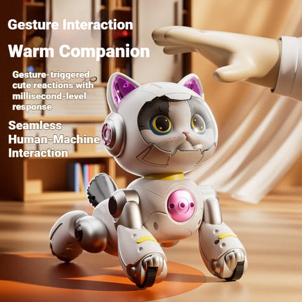 Y14 Remote Control Robot Pet 2.4 G AI Intelligent Programming Voice Controlled Smart Robot Cat Patrol Electronic Interactive Toy