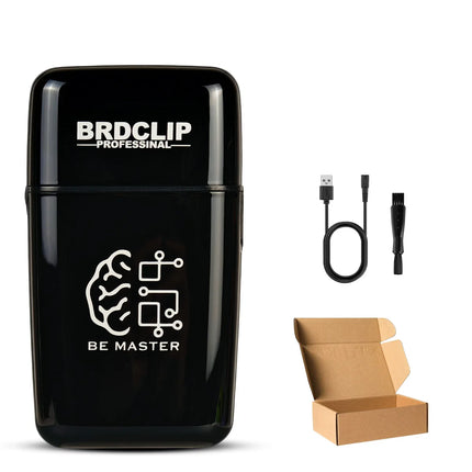 Professional Double Foil Shaver Hair Trimmer Beard trimming Electric Clipper for Man BRDCLIP