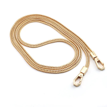 Bag Chain DIY Bag Strap 7mm Replacement Purse Chain Shoulder Bag Straps Small Handbag Purse Handle Chains Bag Parts