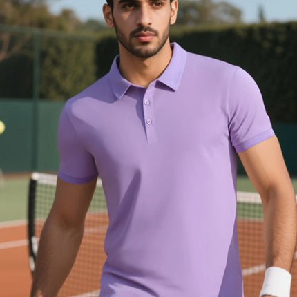 Men's Summer Solid Color Polo Shirt 13 Colors Available Upgraded Fabric Casual Sportswear Top Perfect for Business
