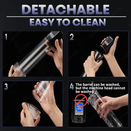 Automatic Penis Pump Suction Vacuum Male Masturbation Penis Extender Dick Erection Enhancement Trainer Adult Sex Toys