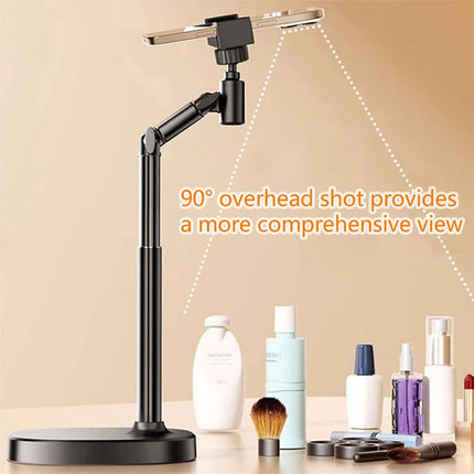 New Multi Functional 360 ° Adjustable Desktop Phone Stand Live Streaming Stand Video Recording Overhead Phone And Tablet Stand