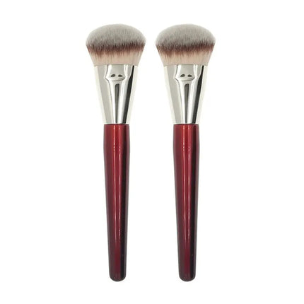 1pc 101 Contoured Foundation Makeup brushes Angled Liquid Base Concealer Make up brushes Red wood handle cosmetic tools 506