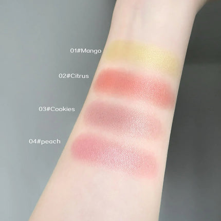 Colorful Matte Monochrome Blush SHAQINUO Whitening Lasting Vitality Girl Nude Makeup Natural Smudge Pendant Single Blush Plate