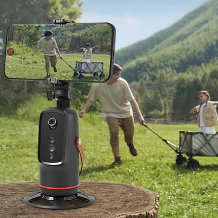 Face Tracking Tripod 360 Degree Rotation Auto Stand Tripod That Follows Your Movement for Live Streaming Selfie Video Recording