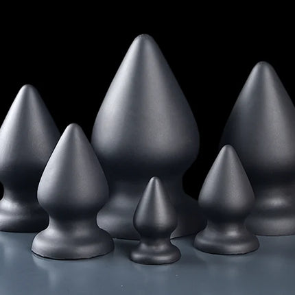 S-XXXL Huge Anal Plug Liquid Silicone Soft Conical Butt Plug Big Anal Dildos for Women Men G-spot /prostate Massage 18+ Sex Toys