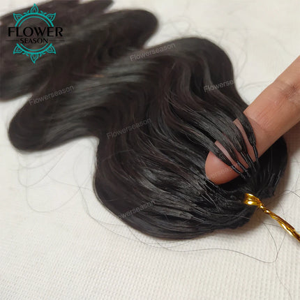 Knotless Pre-Separated Crochet Hair Extensions Body Wave Feather Crochet Human Hair Seamless Reusable 60g 50strands for Women