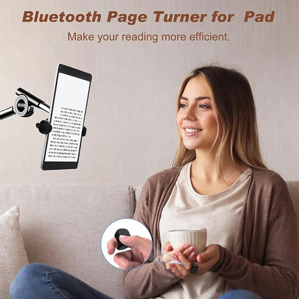 Mobile Phone Video Remote Control Button Mini Fingertip Ring Remote Control Blutooth 5.3 Scrolling Fingertip Controller Page