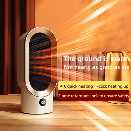 Portable Electric Fan Heater Mini Radiator Desktop Warmer Machine Heaters For Winter PTC Ceramic Heating For Home Bedroom Office