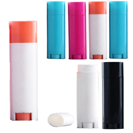 50/100/200Pcs 5g Empty Lip Balm Tubes Lipstick Containers DIY Cosmetic Tube Portable Cosmetic Bottle for Travel