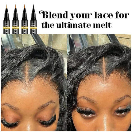 Lasting Lace Tint Precision Pen Wig Lace Dyeing Stick 5ml Wearing Wigs dye pen lace corrective lace net dye pen for lace dyeing