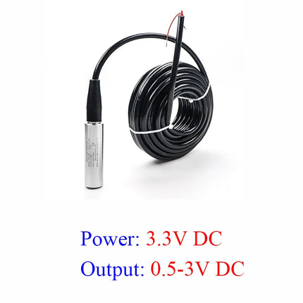 80M 4-20mA RS485 0.5-3V 0.5-5V level transmitter Controller level sensor water tank level indicator 80M