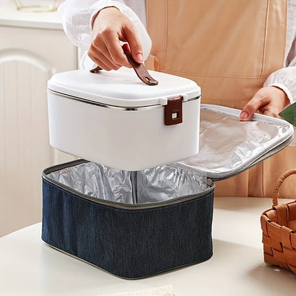 1.8L Electric Lunchbox Food Heater Car And Home Use Portable Lunch Heater  Stainless Steel Portable Food Warmer,