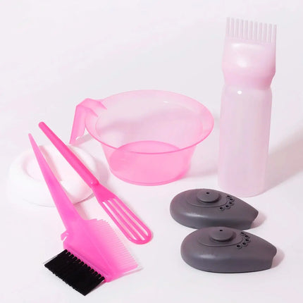 6pcs professional salon hair dye set -  hair salon tools, suitable for home hairdressing and salons,special for real hair wigs