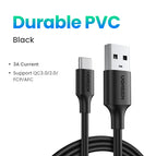 Black PVC / 3m / China Mainland|Type-C to USB-A