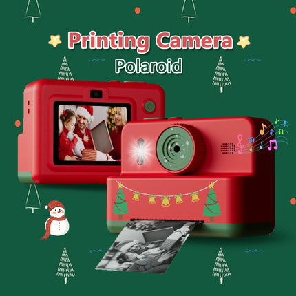 Children Digital Camera Instant Print for Kids Thermal Print Camera Instant Photo Printing Camera Video Toys Christmas present