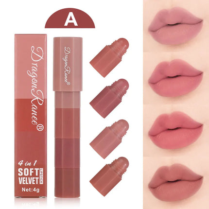 Matte Lipstick Is Easy to Apply, Does Not Come Off, Is Waterproof, Sweat-Proof, Does Not Stick to Cups, Is Delicate and Long-Lasting, and Is Versatile for Everyday Use