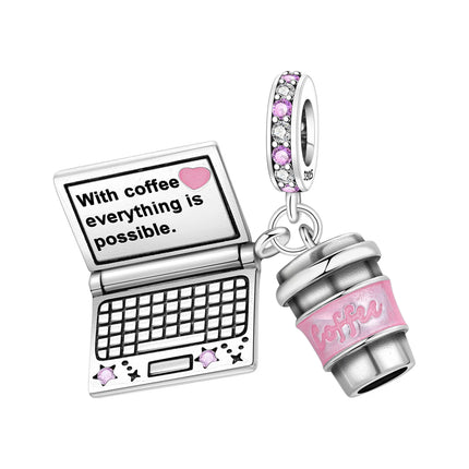 S925 Sterling Silver Charm Bead Angel Prayer Travel Memorial Pendant Fine Birthday Gift Fit Bangle Bracelet Necklace DIY Jewelry